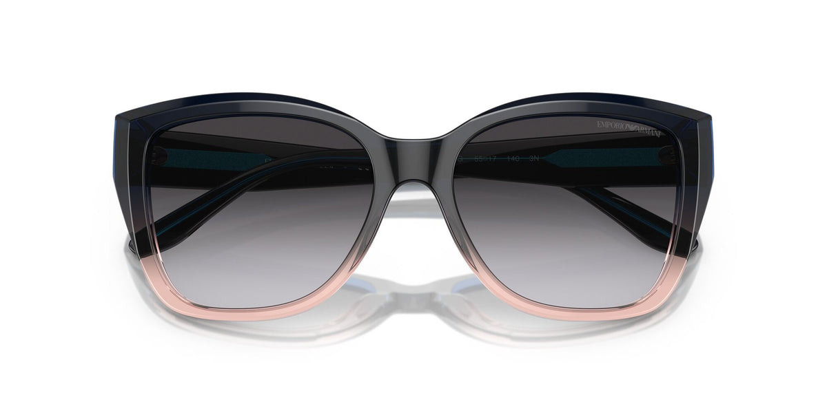 Emporio Armani  0EA4198 59918G 55 Gradient Blue/Orange/ Gradient Grey 55 / Polyamide Bio / Acetate / Acetate