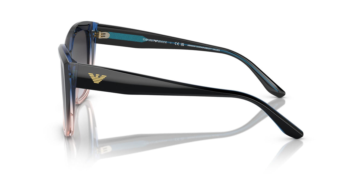 Emporio Armani  0EA4198 59918G 55 Gradient Blue/Orange/ Gradient Grey 55 / Polyamide Bio / Acetate / Acetate
