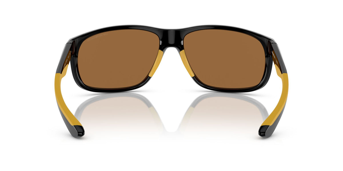 Emporio Armani  0EA4199U 50176H 65 Shiny Black/ Brown Mirror Gold 65 / Polyamide Bio / Injected / Molded