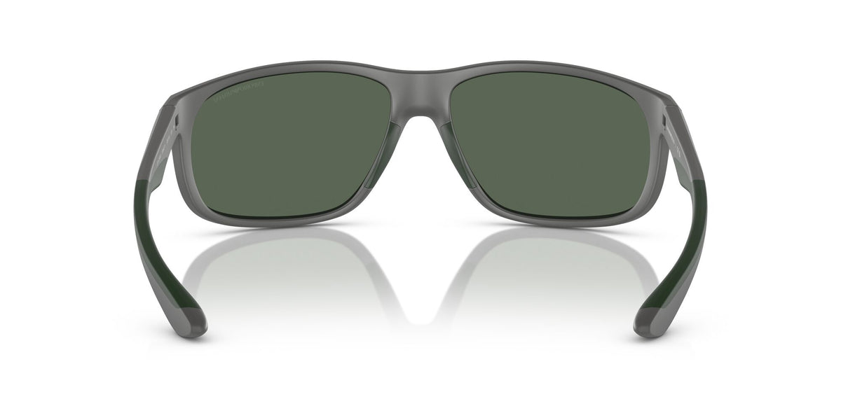 Emporio Armani  0EA4199U 506071 65 Matte Grey/ Dark Green 65 / Polyamide Bio / Injected / Molded
