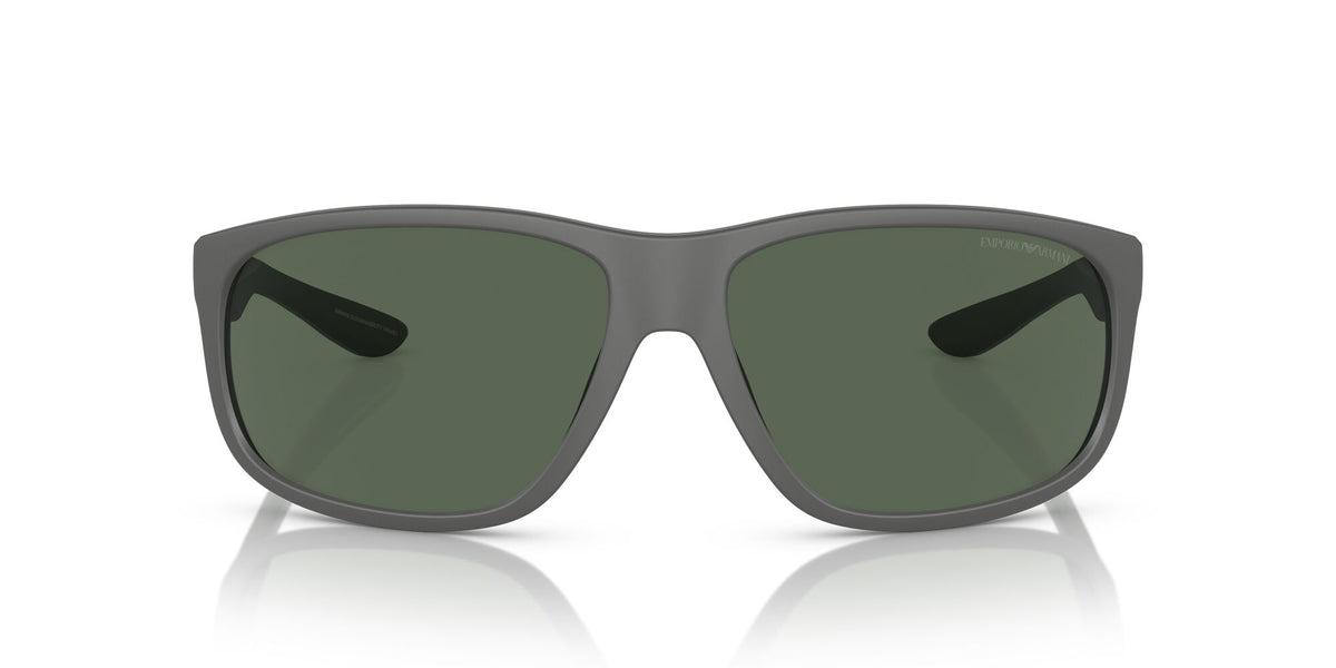 Emporio Armani  0EA4199U 506071 65 Matte Grey/ Dark Green 65 / Polyamide Bio / Injected / Molded