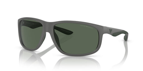 Emporio Armani  0EA4199U 506071 65 Matte Grey/ Dark Green 65 / Polyamide Bio / Injected / Molded