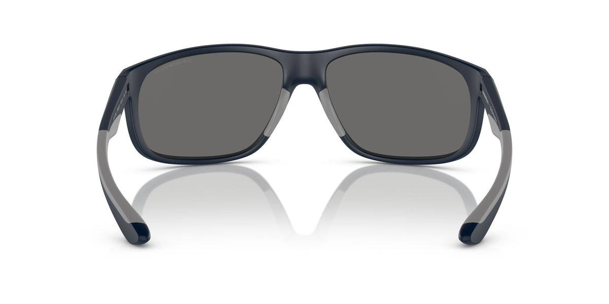 Emporio Armani  0EA4199U 5088Z3 65 Matte Blue/ Polarized Grey Mirror Silver 65 / Polycarbonate / Injected / Molded