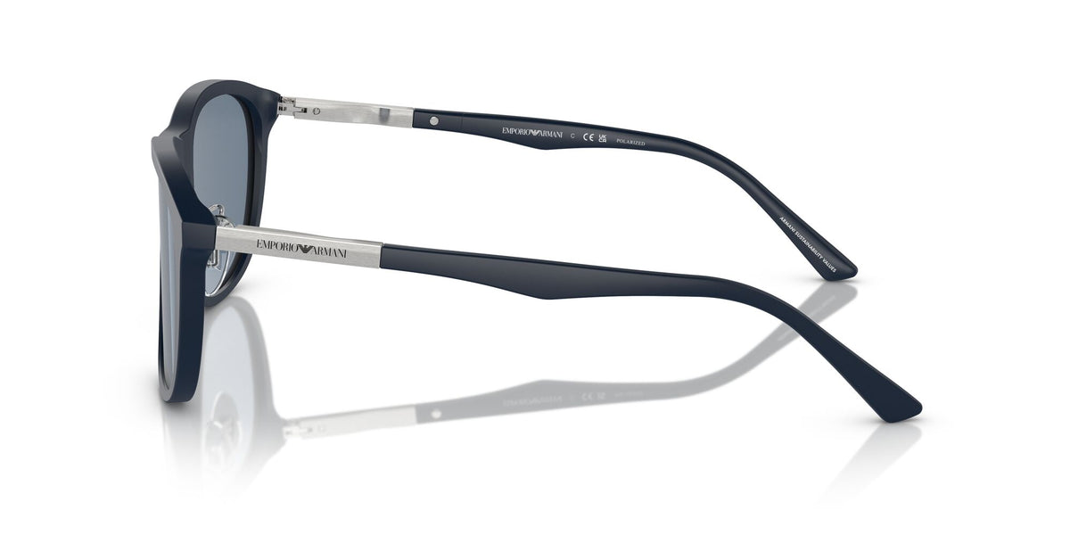 Emporio Armani  0EA4201F 50882V 58 Matte Blue/ Dark Blue Polarized 58 / Polycarbonate / Acetate / Aluminium