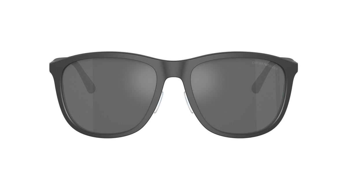 Emporio Armani  0EA4201F 51266G 58 Matte Grey/ Grey Mirror Silver 58 / Polyamide Bio / Acetate / Aluminium