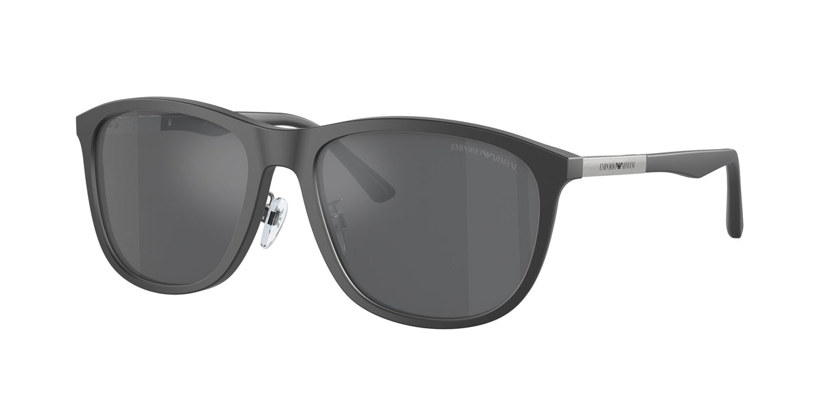 Emporio Armani  0EA4201F 51266G 58 Matte Grey/ Grey Mirror Silver 58 / Polyamide Bio / Acetate / Aluminium