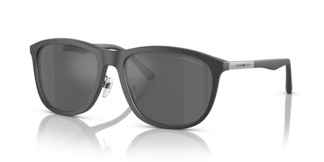 Emporio Armani  0EA4201F 51266G 58 Matte Grey/ Grey Mirror Silver 58 / Polyamide Bio / Acetate / Aluminium