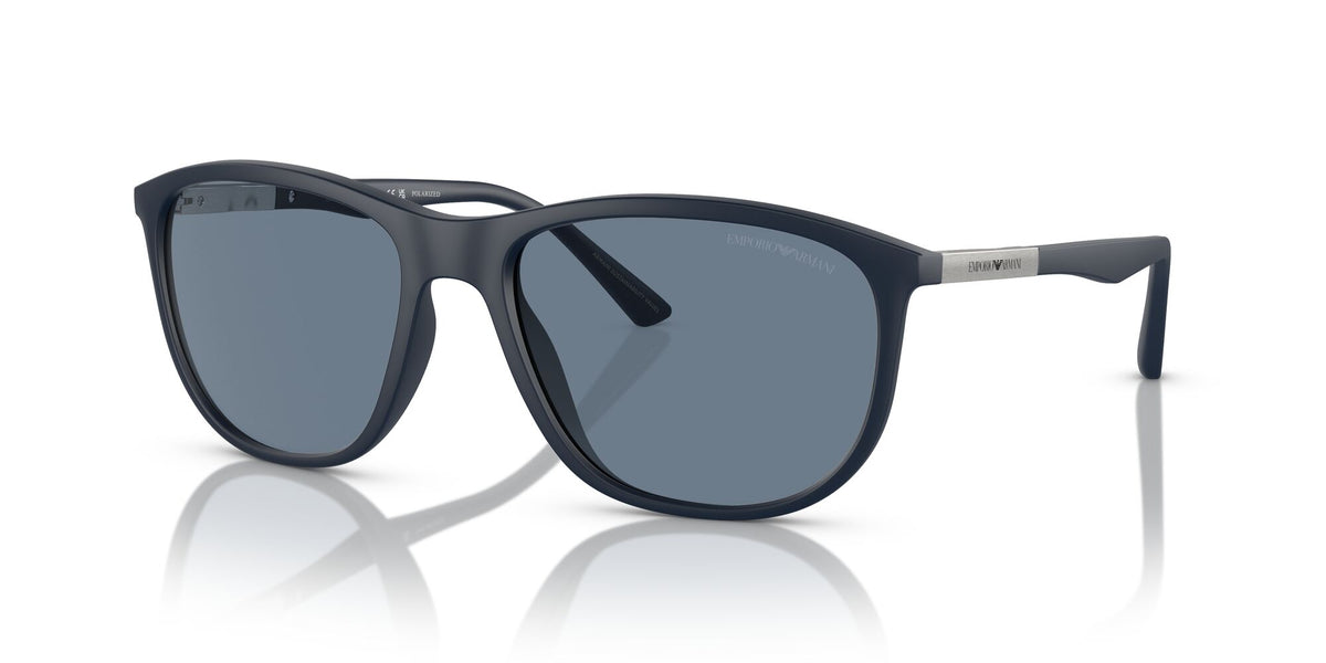 Emporio Armani 0EA4201 50882V 58 Matte Blue/ Dark Blue Polarized