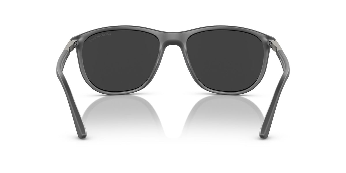 Emporio Armani 0EA4201 51266G 58 Matte Grey/ Grey Mirror Silver