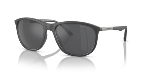 Emporio Armani 0EA4201 51266G 58 Matte Grey/ Grey Mirror Silver