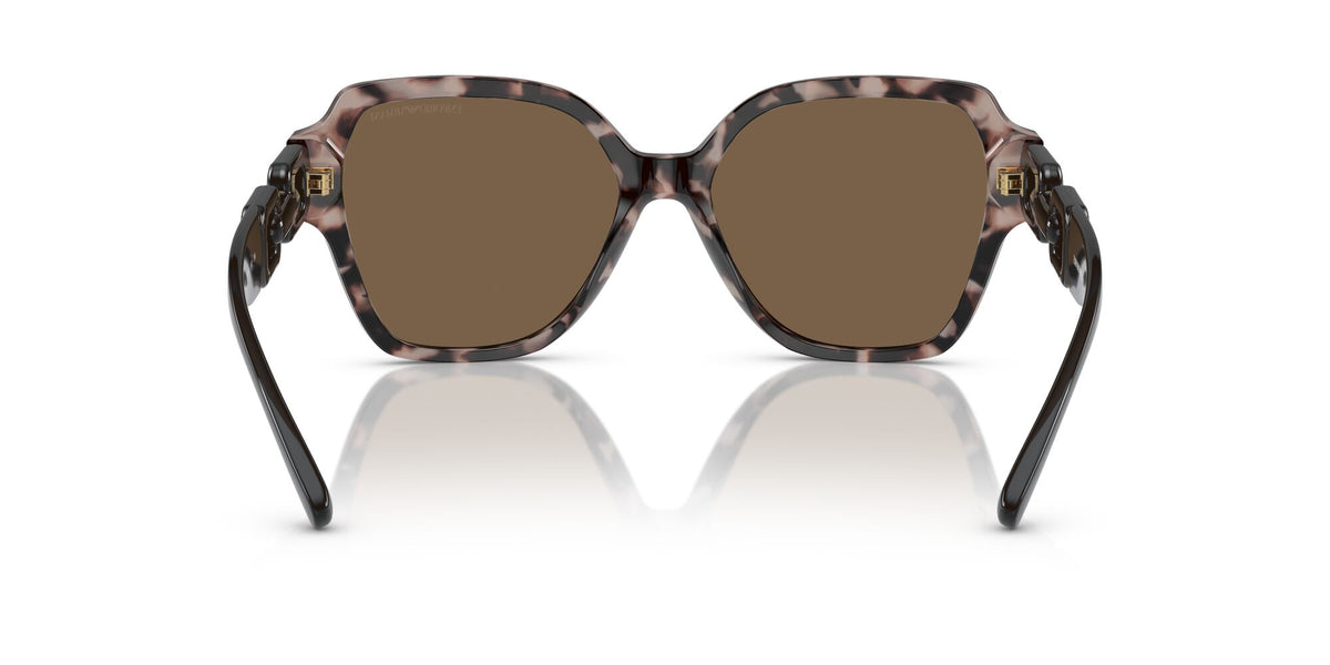 Emporio Armani  0EA4202 541073 54 Shiny Pink Havana/ Dark Brown 54 / Polyamide Bio / Acetate / Molded