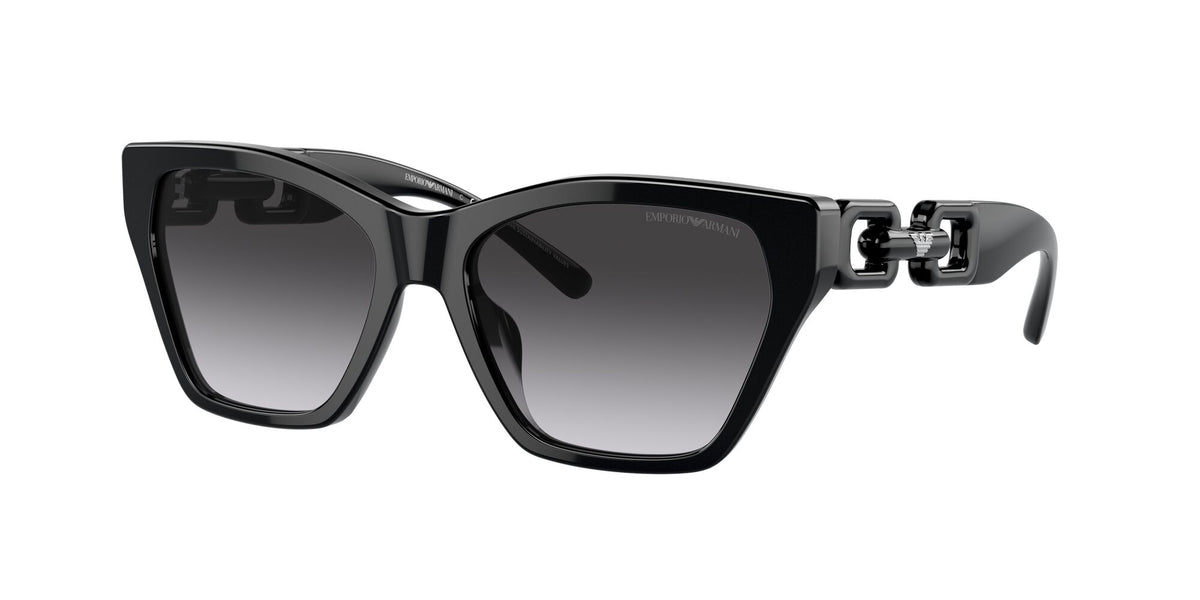 Emporio Armani  0EA4203U 50178G 55 Shiny Black/ Gradient Smoke 55 / Polyamide Bio / Acetate / Molded
