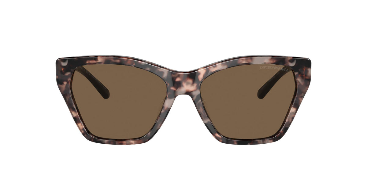 Emporio Armani  0EA4203U 541073 55 Shiny Pink Havana/ Dark Brown 55 / Polyamide Bio / Acetate / Molded
