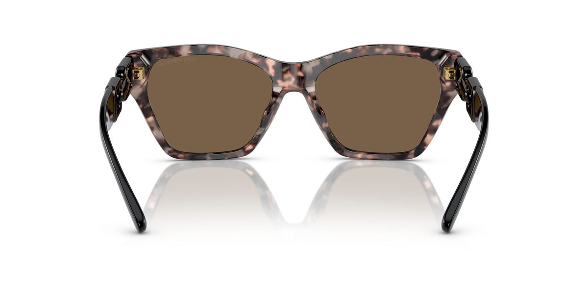 Emporio Armani  0EA4203U 541073 55 Shiny Pink Havana/ Dark Brown 55 / Polyamide Bio / Acetate / Molded