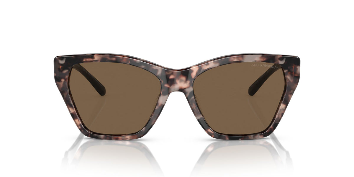Emporio Armani  0EA4203U 541073 55 Shiny Pink Havana/ Dark Brown 55 / Polyamide Bio / Acetate / Molded
