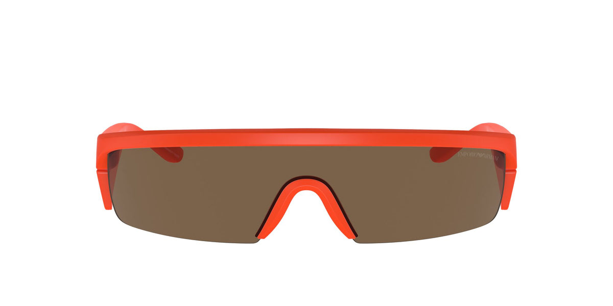 EA 4204U Emporio Armani  Matte Orange / Dark Brown 36 36 / Polyamide Bio / Injected / Molded