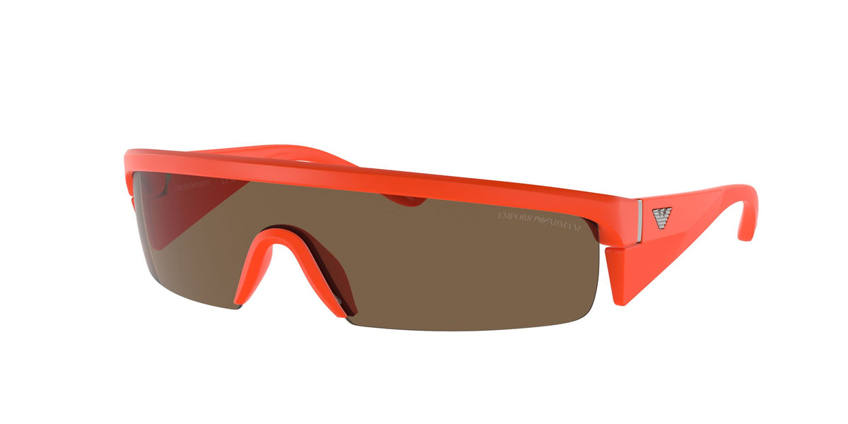 EA 4204U Emporio Armani  Matte Orange / Dark Brown 36 36 / Polyamide Bio / Injected / Molded