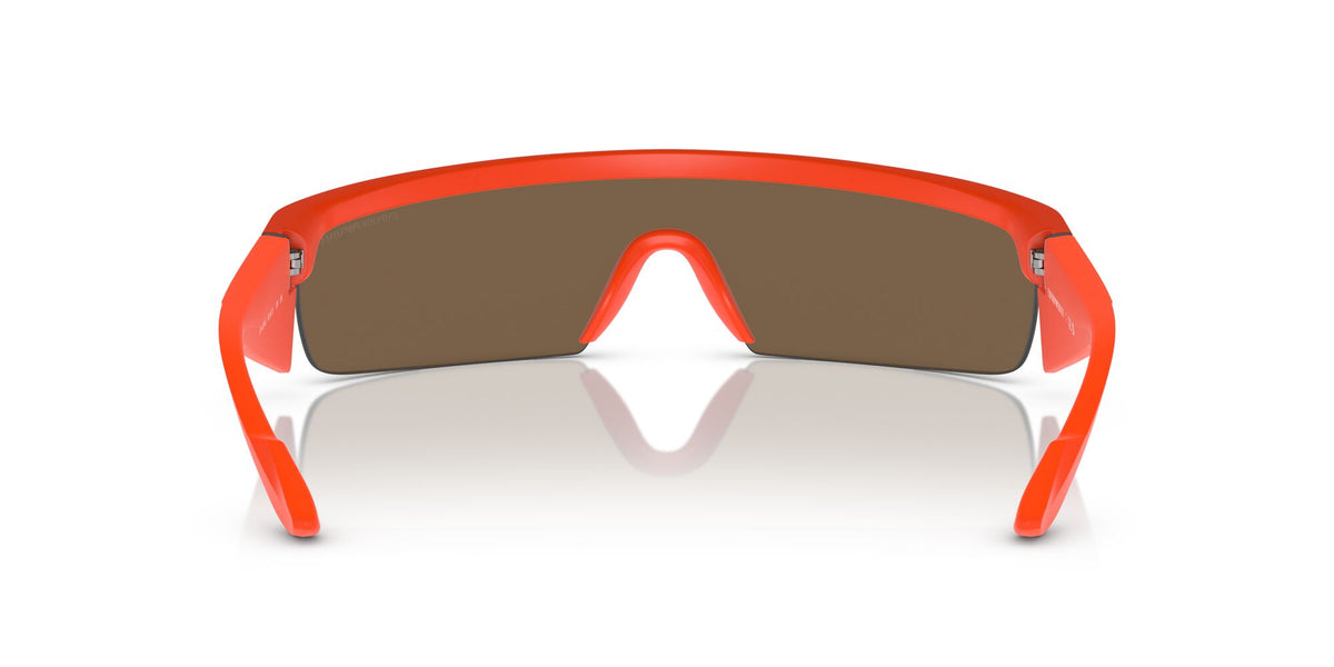 EA 4204U Emporio Armani  Matte Orange / Dark Brown 36 36 / Polyamide Bio / Injected / Molded