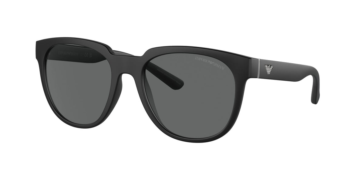 Emporio Armani  0EA4205F 500187 57 Matte Black/ Dark Grey 57 / Polyamide Bio / Acetate / Metal