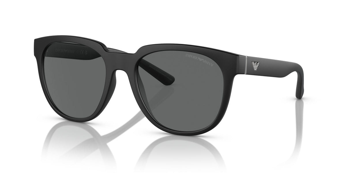 Emporio Armani  0EA4205F 500187 57 Matte Black/ Dark Grey 57 / Polyamide Bio / Acetate / Metal
