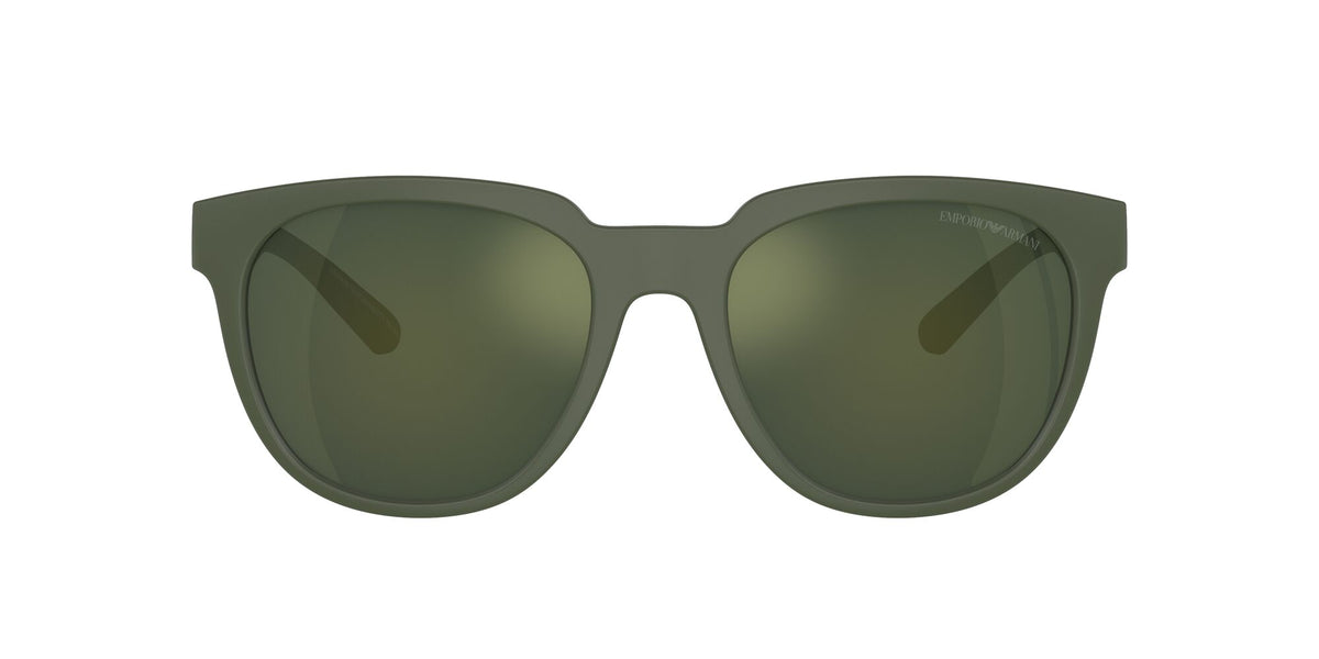 EA 4205 Emporio Armani  Matte Green / Dark Green Mirror Petrol 55 55 / Polyamide Bio / Injected / Metal