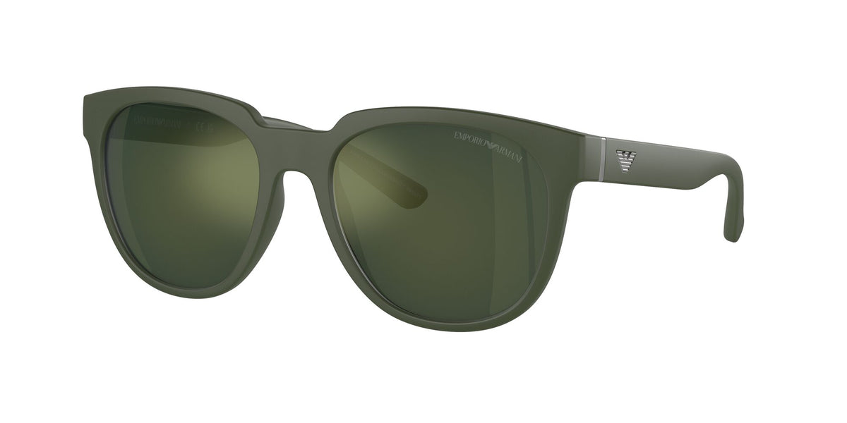 EA 4205 Emporio Armani  Matte Green / Dark Green Mirror Petrol 55 55 / Polyamide Bio / Injected / Metal