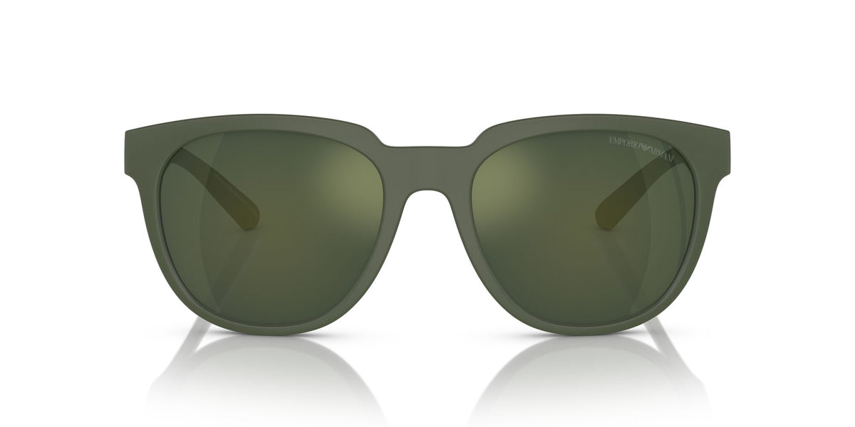 EA 4205 Emporio Armani  Matte Green / Dark Green Mirror Petrol 55 55 / Polyamide Bio / Injected / Metal