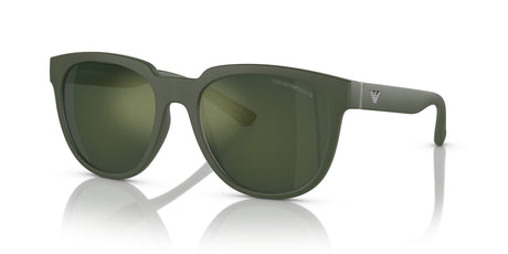 EA 4205 Emporio Armani  Matte Green / Dark Green Mirror Petrol 55 55 / Polyamide Bio / Injected / Metal