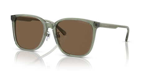 Emporio Armani  0EA4206D 536273 57 Transparent Green/ Dark Brown 57 / Polyamide Bio / Acetate / Acetate