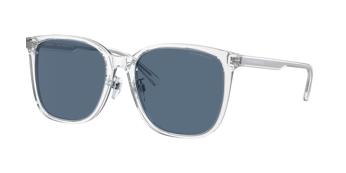 Emporio Armani  0EA4206D 589380 57 Shiny Crystal/ Dark Blue 57 / Polyamide Bio / Acetate / Acetate