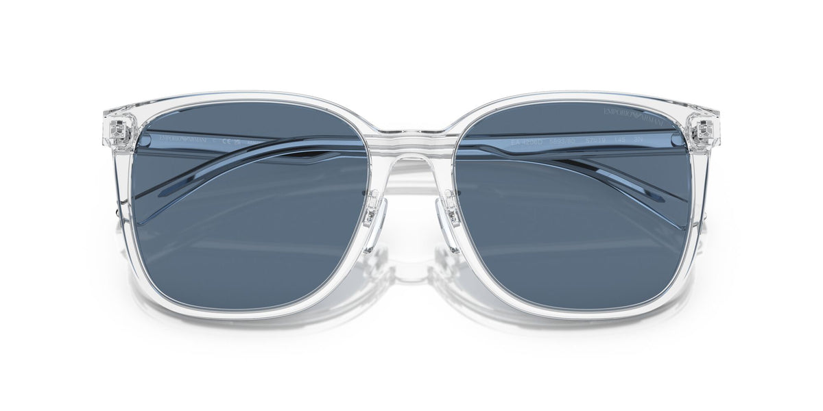 Emporio Armani  0EA4206D 589380 57 Shiny Crystal/ Dark Blue 57 / Polyamide Bio / Acetate / Acetate