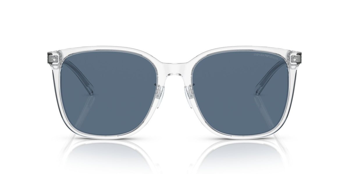 Emporio Armani  0EA4206D 589380 57 Shiny Crystal/ Dark Blue 57 / Polyamide Bio / Acetate / Acetate