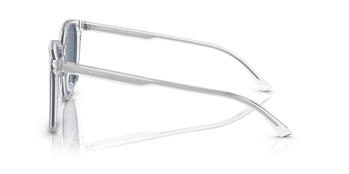 Emporio Armani  0EA4206D 589380 57 Shiny Crystal/ Dark Blue 57 / Polyamide Bio / Acetate / Acetate