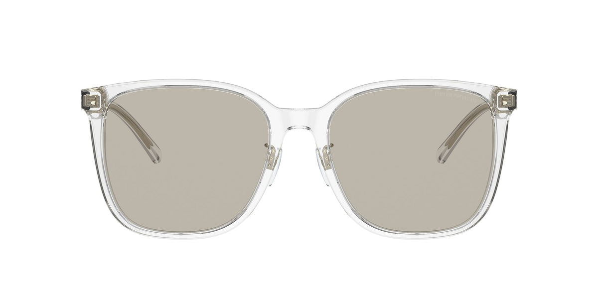 Emporio Armani  0EA4206D 5893/3 57 Shiny Crystal/ Light Brown 57 / Polyamide Bio / Acetate / Acetate