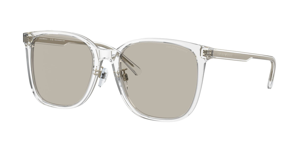 Emporio Armani  0EA4206D 5893/3 57 Shiny Crystal/ Light Brown 57 / Polyamide Bio / Acetate / Acetate