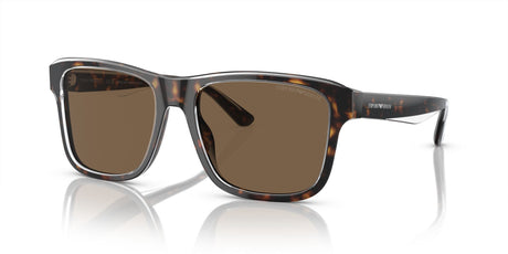 Emporio Armani 0EA4208 605273 56 Shiny Havana/Top Crystal/ Dark Brown