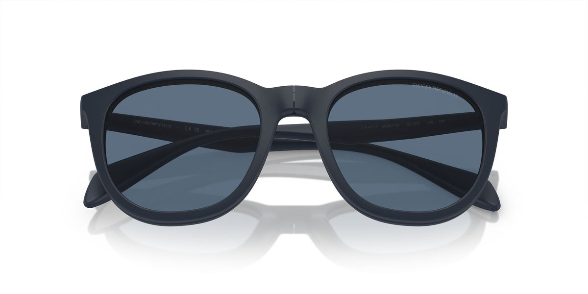 Emporio Armani  0EA4211 50881W 52 Matte Blue/ Clear 52 / Polyamide Bio / Injected / Injected