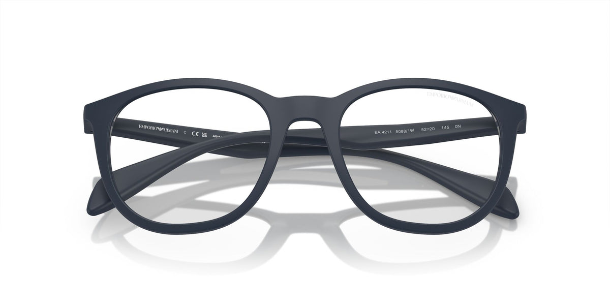 Emporio Armani  0EA4211 50881W 52 Matte Blue/ Clear 52 / Polyamide Bio / Injected / Injected