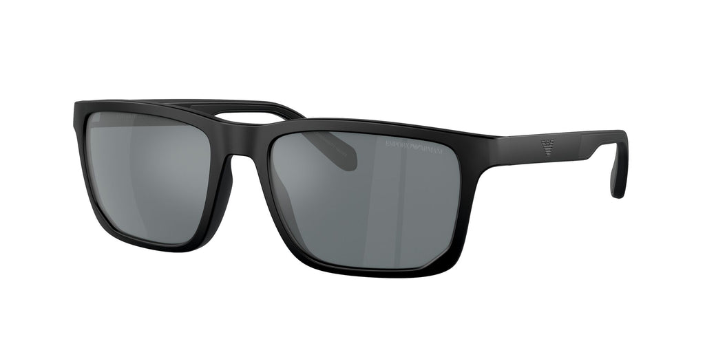 Emporio Armani 0EA4219F 50016G 58 Matte Black/ Grey Mirror Black