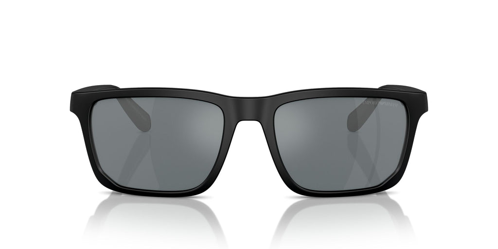 Emporio Armani 0EA4219F 50016G 58 Matte Black/ Grey Mirror Black