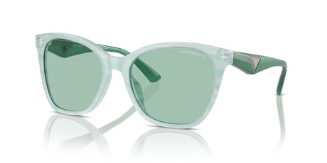 Emporio Armani 0EA4222U 611271 56 Shiny Striped Green/ Green