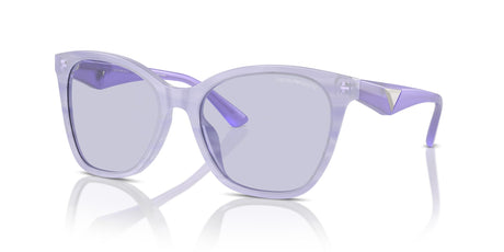 Emporio Armani 0EA4222U 61131A 56 Shiny Striped Lilac/ Lillac
