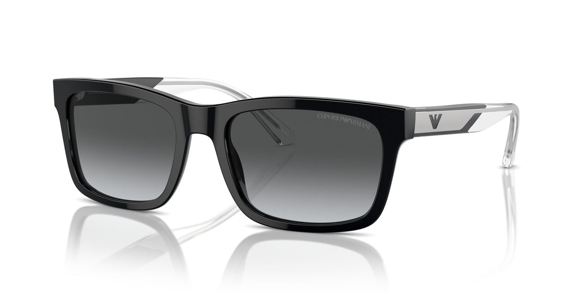 Emporio Armani 0EA4224F 5017T3 58 Shiny Black/ Dark Grey Polar
