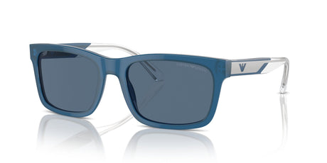Emporio Armani 0EA4224F 609280 58 Shiny Opaline Blue/ Dark Blue