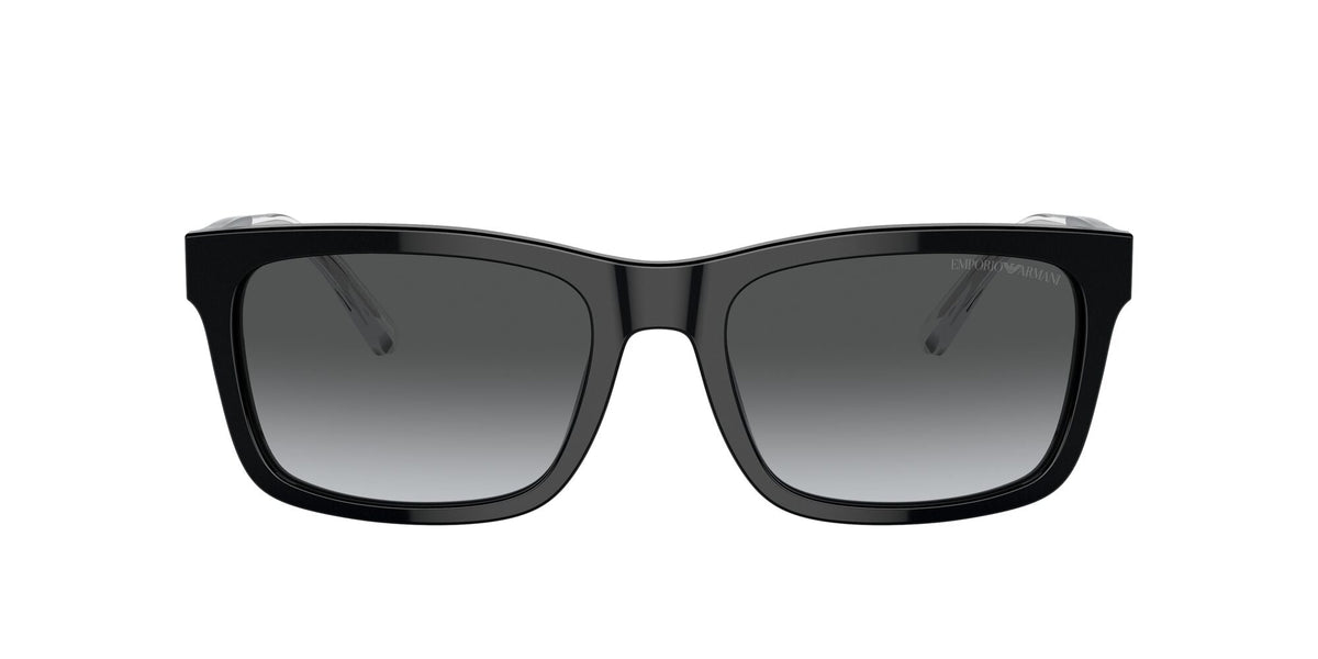 Emporio Armani 0EA4224 5017T3 57 Shiny Black/ Dark Grey Polar - Blue Star Eyewear