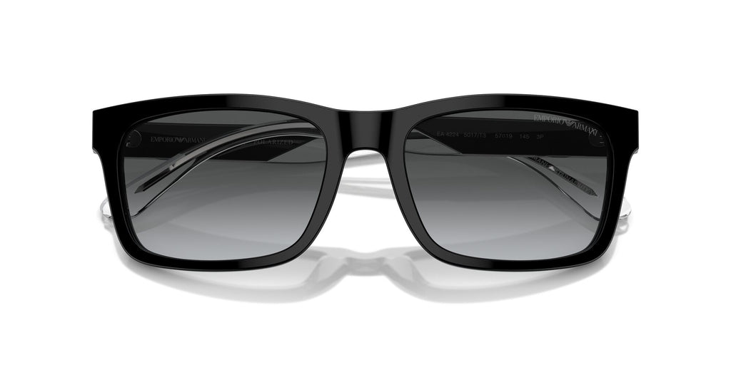 Emporio Armani 0EA4224 5017T3 57 Shiny Black/ Dark Grey Polar