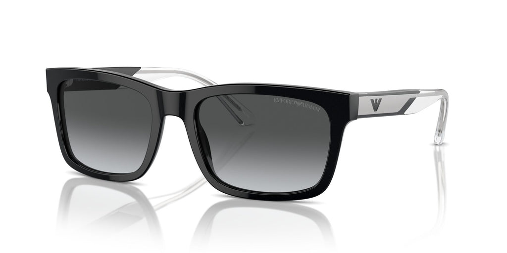 Emporio Armani 0EA4224 5017T3 57 Shiny Black/ Dark Grey Polar