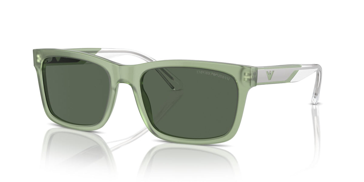 Emporio Armani 0EA4224 609471 57 Shiny Opaline Green/ Dark Green
