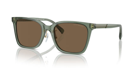 Emporio Armani 0EA4226D 536273 55 Shiny Transparent Green/ Dark Brown