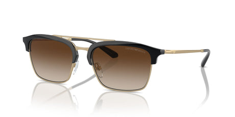Emporio Armani 0EA4228 300213 55 Shiny Black/Matte Pale Gold/ Gradient Brown